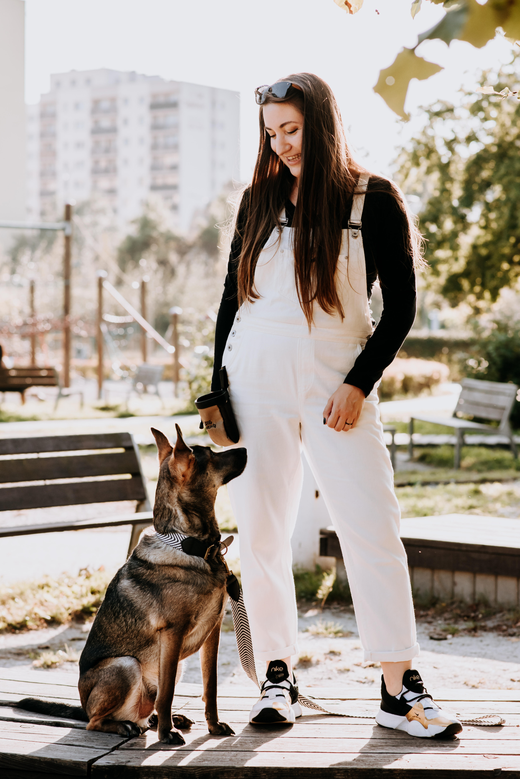 Pozowanie z psiakiem